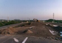 Trabajan en tramo que se destruyó de la Circunvalación de Baní