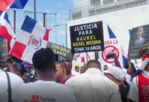 Durante marcha, Antigua Orden pide salida de haitianos del territorio dominicano