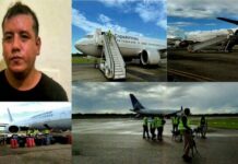 Acusan de terrorismo a un peruano por falsa amenaza de bomba en avión que salió del AILA