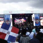 Cientos disfrutan de gran fiesta por la inauguración del metro Los Alcarrizos