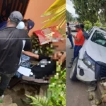 Aparatoso accidente deja tres policías heridos en Hato Mayor