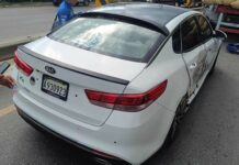 Choque múltiple de cinco vehículos causa largo tapón en la autopista Joaquín Balaguer