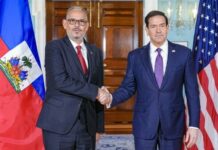 Marco Rubio reafirma apoyo de EE. UU. con Haití tras reunión con primer ministro Fils-Aimé
