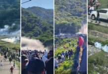 La Policía arrestó a 20 personas por incidentes en manifestación contra minería en San Juan