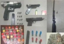 Ocupan armas, pertrechos militares y ron adulterado en Barahona y Cabral