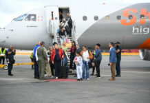 65 personas regresan al país en vuelo humanitario desde Venezuela