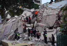 Edificios destruidos, heridos y pánico por dos fuertes sismos en Venezuela