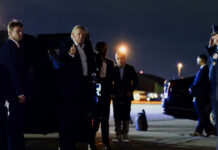 Trump llega a Évian-les-Vains para asistir a la cumbre del G7