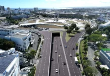 Inauguran túnel de la Plaza de la Bandera