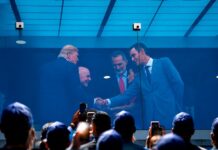 Trump saluda a Felipe VI y Pedro Sánchez en la Final del Mundial 2026