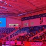 Apagón de casi una hora interrumpe partido de voleibol entre República Dominicana y Venezuela