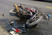 Un muerto y dos heridos en accidente entre motocicleta y autobús en Higüey