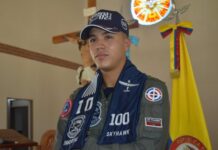 Cadete dominicano lidera curso de pilotos militares