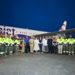 Regresan al país los rescatistas dominicanos que participaron en misión humanitaria en Venezuela