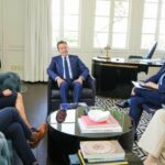 Canciller «Ito» Bisonó recibe a embajadora de Estados Unidos Leah Francis Campos