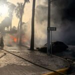 Reportan dos muertos y heridos tras explosión tanquero en SD