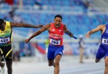 República Dominicana vuela al oro en el relevo masculino 4×100 metros