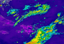 Indomet vigila zona de aguaceros y tormentas eléctricas en el Atlántico
