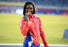 Liranyi Alonso gana en Omán el oro en los 100 metros y se queda con la plata en los 200