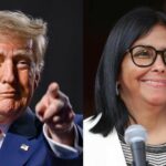 Delcy Rodríguez y Donald Trump, a un día de un histórico encuentro
