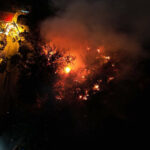 Incendio destruye cuatro viviendas en Villa Esperanza Santiago