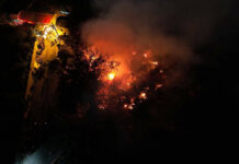 Incendio destruye cuatro viviendas en Villa Esperanza Santiago