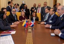 Abinader y Delcy Rodríguez conversan en Roma en medio del acercamiento entre RD y Venezuela