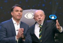 Lula obtiene 57,6 % frente a 42,3 % de Flávio Bolsonaro con 0,25 % escrutado